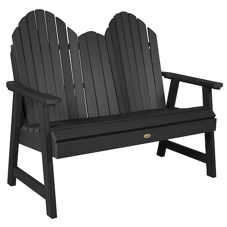 Highwood Usa 4ft Hamilton Dining Height Bench Outdoor Furniture for Patio, Backyard, Garden AD-BEN-HM1-BKE